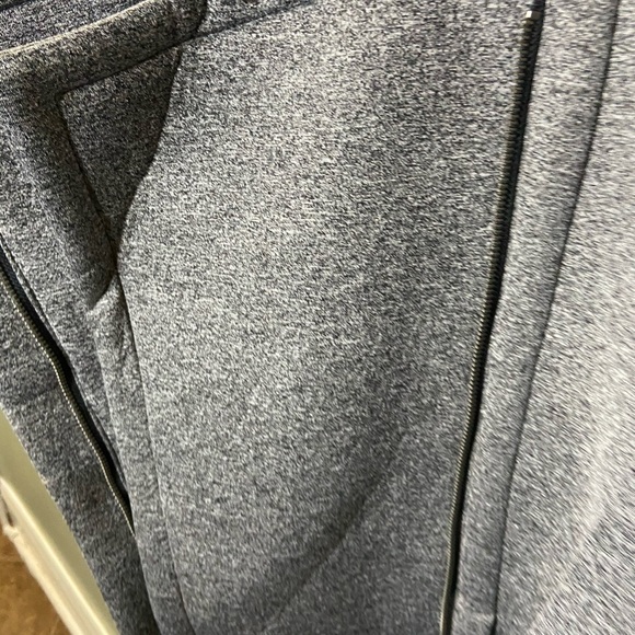 Charcoal zip up coat - Picture 2 of 5